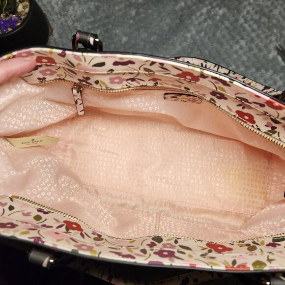 Authentic – Kate Spade Laurel Way Boho Floral Tote with COA - PRICE IS FIRM - Picture 10 of 13